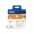 Brother DK-11221 Permanent Adhesive White Label 23mm x 23mm Square - 1000 per Roll (DK-11221) BROTHER QL500,BROTHER QL550,BROTHER QL570,BROTHER QL650TD,BROTHER QL700,BROTHER QL750NW,BROTHER QL800,BROTHER QL810W,BROTHER QL820NWB,BROTHER QL1050,BROTHER QL1060N,BROTHER QL1100,BROTHER QL1110NWB