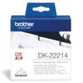 Brother DK-22214 White Continuous Paper Roll - 12mm x 30.48m (DK-22214) BROTHER QL500,BROTHER QL550,BROTHER QL570,BROTHER QL650TD,BROTHER QL700,BROTHER QL750NW,BROTHER QL800,BROTHER QL810W,BROTHER QL820NWB,BROTHER QL1050,BROTHER QL1060N,BROTHER QL1100,BROTHER QL1110NWB