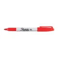 Sharpie Permanent Marker Fine Point Red Box 12 (30052) (30052)