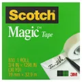 Scotch Magic Tape 810 19mm x 33M Pack 12 (70016031984)