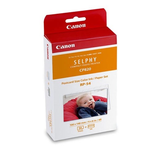 Canon RP-54 High-Capacity Color Ink/Paper Set Ink (RP-54) CANON CP1200BK,CANON CP1300BK,CANON CP1300WH,CANON CP1500,CANON CP1500B,CANON CP1500W