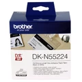 Brother DK-N55224 White Non Adhesive Continuous Paper Roll - 54mm x 30.48M (DK-N55224) BROTHER QL500,BROTHER QL550,BROTHER QL570,BROTHER QL650TD,BROTHER QL700,BROTHER QL750NW,BROTHER QL800,BROTHER QL810W,BROTHER QL820NWB,BROTHER QL1050,BROTHER QL1060N,BROTHER QL1100,BROTHER QL1110NWB
