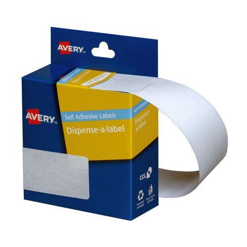 Avery Dispenser Rectangle Handwritable 76x27mm - 180 Labels per Roll (937224)