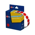 Avery Dispenser Dot Sticker Red 14mm - 1050 Labels per Roll (937235)
