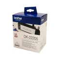 Brother DK-22205 White Roll - 62mm x 30.48 Metres (DK-22205) BROTHER QL500,BROTHER QL550,BROTHER QL570,BROTHER QL650TD,BROTHER QL700,BROTHER QL750NW,BROTHER QL800,BROTHER QL810W,BROTHER QL820NWB,BROTHER QL1050,BROTHER QL1060N,BROTHER QL1100,BROTHER QL1110NWB