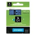 Dymo D1 Label Cassette 12mmx7m (SD45016) - Black on Blue (S0720560) DSD45016,DYMO LABELMANAGER 160,DYMO LABELMANAGER 210D,DYMO LABELMANAGER 280P,DYMO LABELMANAGER 360D,DYMO LABELWRITER 450 DUO