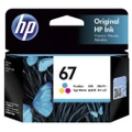 HP 67 Tri Colour Ink Cartridge (3YM55AA) HP ENVY 6020,HP ENVY PRO 6420,HP DESKJET PLUS 4122,HP DESKJET PLUS 4120,HP ENVY 6034,HP DESKJET 2330