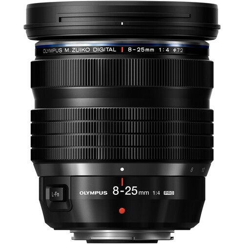 OM System M.Zuiko Digital ED 8-25mm F4.0 Pro Lens - Black