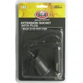 12V SCA Extension Socket - With Plug, 1m Lead