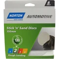 Norton Sticky Disc - 120 Grit, 5 Pack