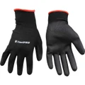 ToolPRO Polyurethane Dipped Gloves - One Size, Black