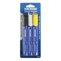 Kincrome Paint Marker 3 Pack Mixed Colours & Bullet Tip