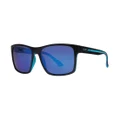 LOST Sunglasses JAG Mirror Matt Black Neon Blue