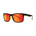 LOST Sunglasses Kicker Mirror Matt Black Xtal Red