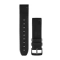 Garmin QuickFit 22mm Black Leather Band