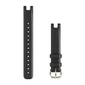 Garmin Lily Band (14mm) - Black Italian Leather with Cream Gold Hardware