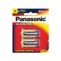 Panasonic C Size Alkaline Twin Pack 1.5V
