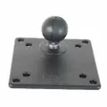 RAM Square Alum Plate 1.5" Ball