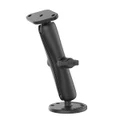 RAM Double Ball Drill-Down Mount with Diamond Plate (Long Arm)