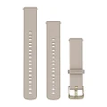 Garmin Quick Release 18mm French Grey Soft Gold Hardware