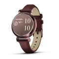 Garmin Lily 2 Classic - Dark Bronze with Mulberry Leather Band