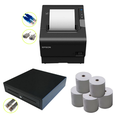 Kounta Retail Bundle - Epson TM-T88VI-I Intelligent Printer, Cash Drawer, Paper Rolls