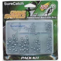 Surecatch Black Crane Swivel Assorted 100 Pack