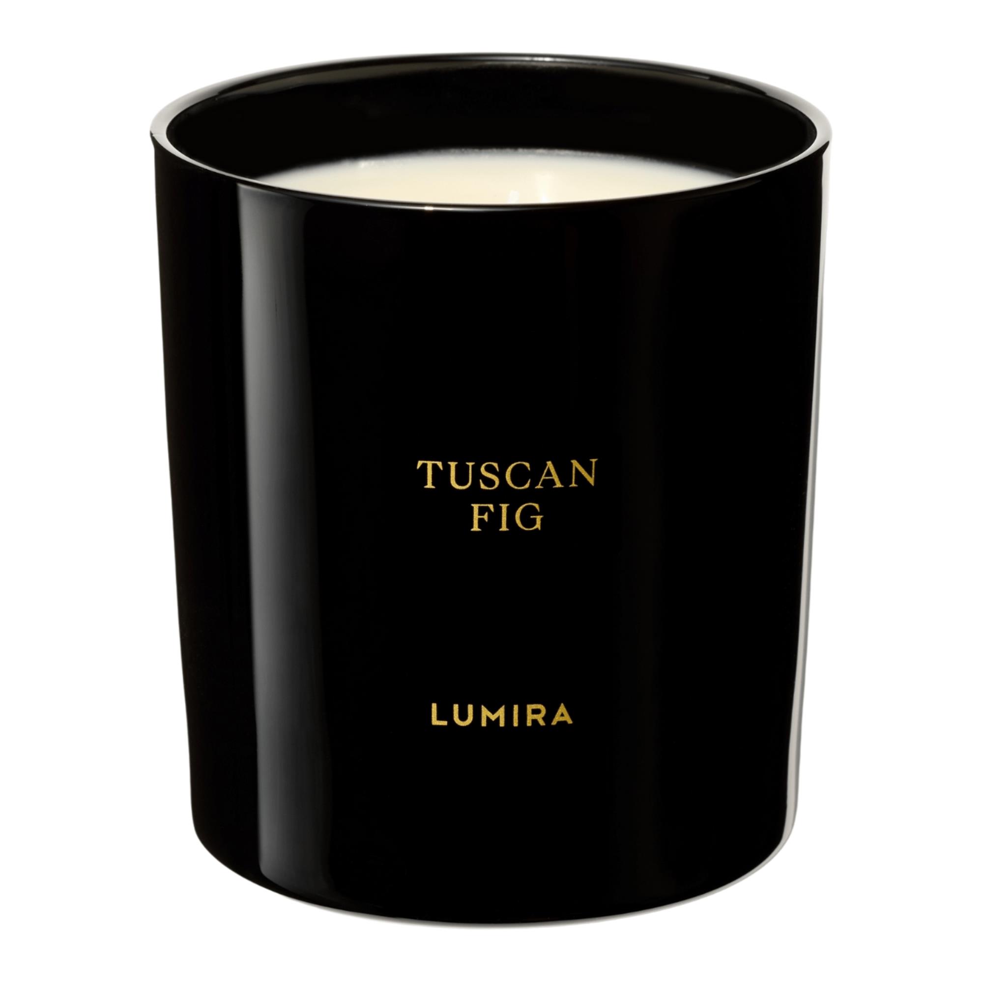 Lumira Glass Candle - Tuscan Fig Large