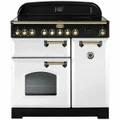 Falcon Classic Deluxe 90cm Freestanding Induction Oven/Stove CDL90EIWHBR