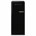 Smeg FAB 50's Style 270L Retro Refrigerator Black FAB28LBL5AU