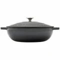 Westinghouse 4L Cast Iron Round Shallow Pot Ombre Grey WHCIPRS3002G