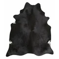 Rug Culture Cow Hide Small Black Rug 200X150 APPROX - COWHIDE-NAT-BLACK