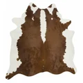 Rug Culture Cow Hide Small Brown, White Rug 200X150 APPROX - COWHIDE-NAT-HEREF