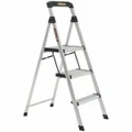 Gorilla Three Step Household Ladder with Tool Tray 120kg Domestic GOR-3TT