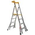 Gorilla 1.15-1.75m Compact Height Adjustable Platform Ladder 150kg Industrial RPL0406-I