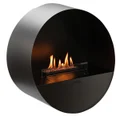 Planika Zero Emission Bubble Fireplace in Circular Casing for Wall BUBBLEW