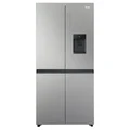 Haier 507L Quad Door Refrigerator Freezer Satina Silver HRF580YPS