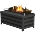 Planika Bio-Ethanol Freestanding Basket Fireplace with Logs BASKFL