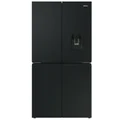 Haier 623L Quad Door Refrigerator with Ice and Water Black HRF680YPC