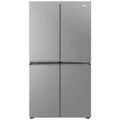 Haier 623L Quad Door Refrigerator Satina Silver HRF680YS
