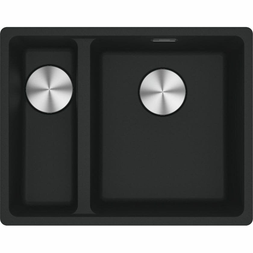 Franke Maris 340/150mm 1 and 1/2 Bowl Left Topmount Sink Matte Black MRG660-SBLMBB