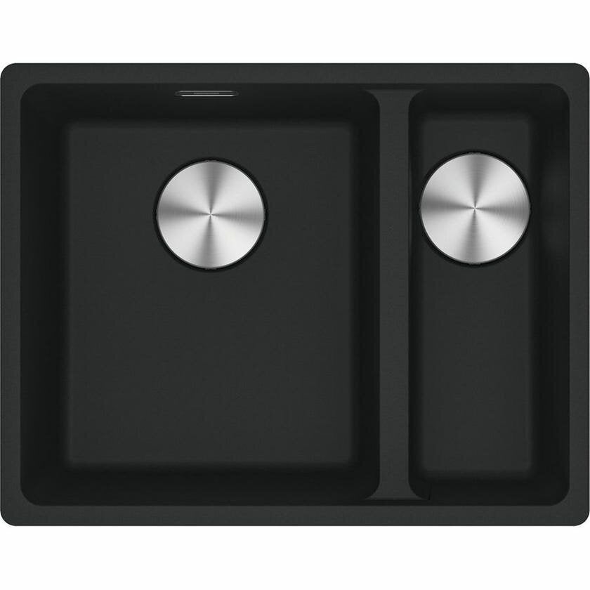Franke Maris 340/150mm 1 and 1/2 Bowl Right Topmount Sink Matte Black MRG660-SBRMBB