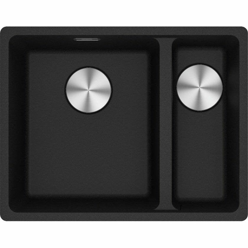 Franke Maris 340/150mm 1 and 1/2 Bowl Right Topmount Sink Onyx MRG660-SBRONB