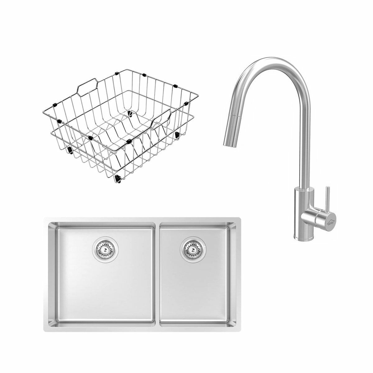 Abey 1 and 3/4 Bowl Sink Pack MOA420DTPK