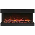 Remii 30 Inch Indoor 3 Sided Electric Fireplace 30-BAY-SLIM