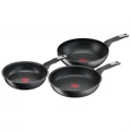 Tefal Unlimited Induction Non-Stick Three Piece Frypan Cookware Set G2559123