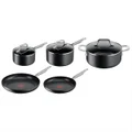 Tefal Premium Specialty Hard Anodised Induction Non-Stick 5 Piece Cookware Set H916S517