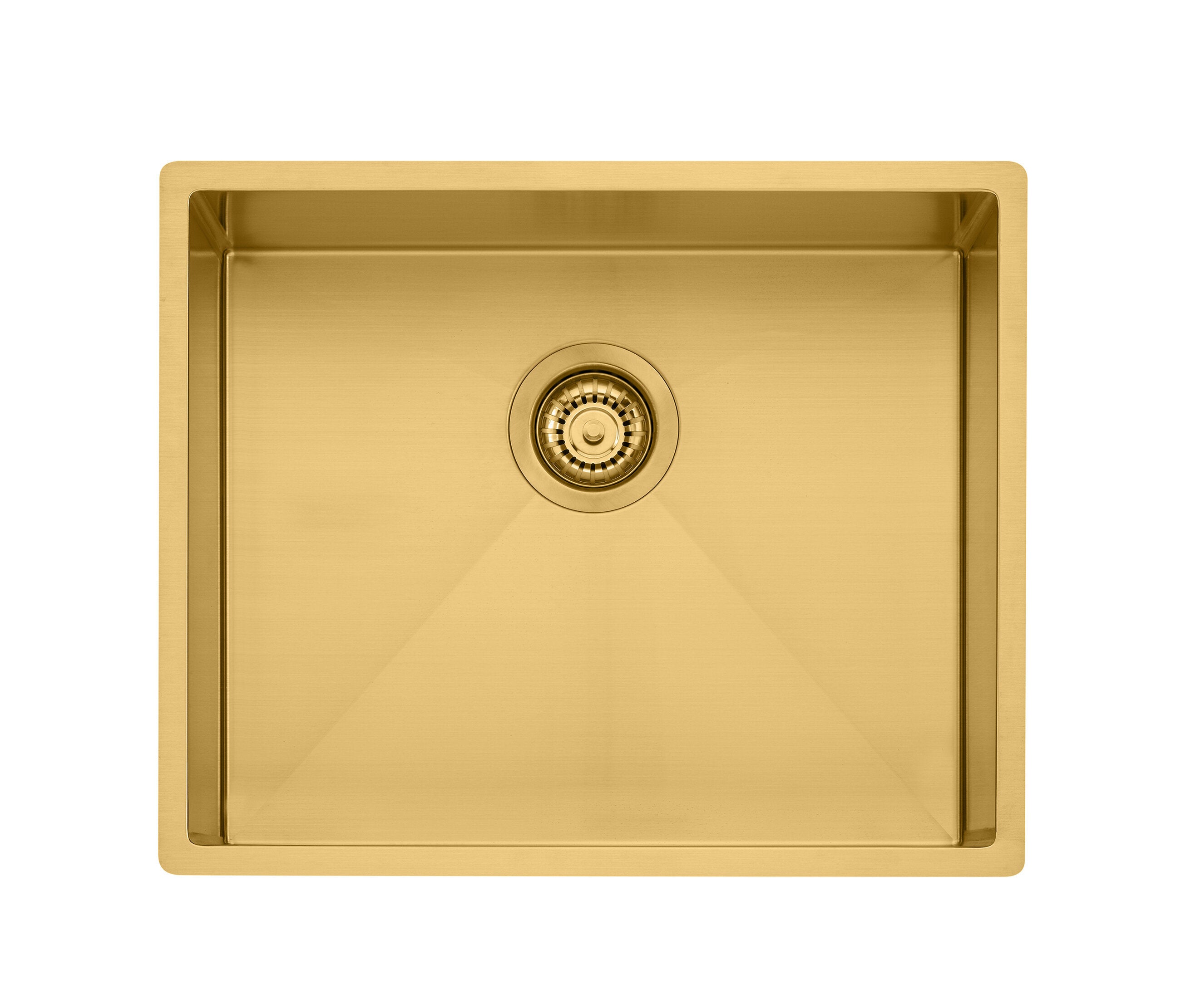 Oliveri Spectra Single Bowl Brushed Gold Sink SB50AU