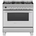 Fisher & Paykel 90cm Dual Fuel Freestanding Five Burner Cooker with Pyrolytic Oven OR90SPG6X1