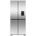 Fisher & Paykel 498L Quad Door Refrigerator Freezer with Ice and Water Stainless Steel RF500QNUX1